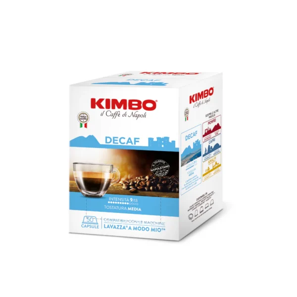 kimbo a modo mio meraviglie del gusto decaf 50pz