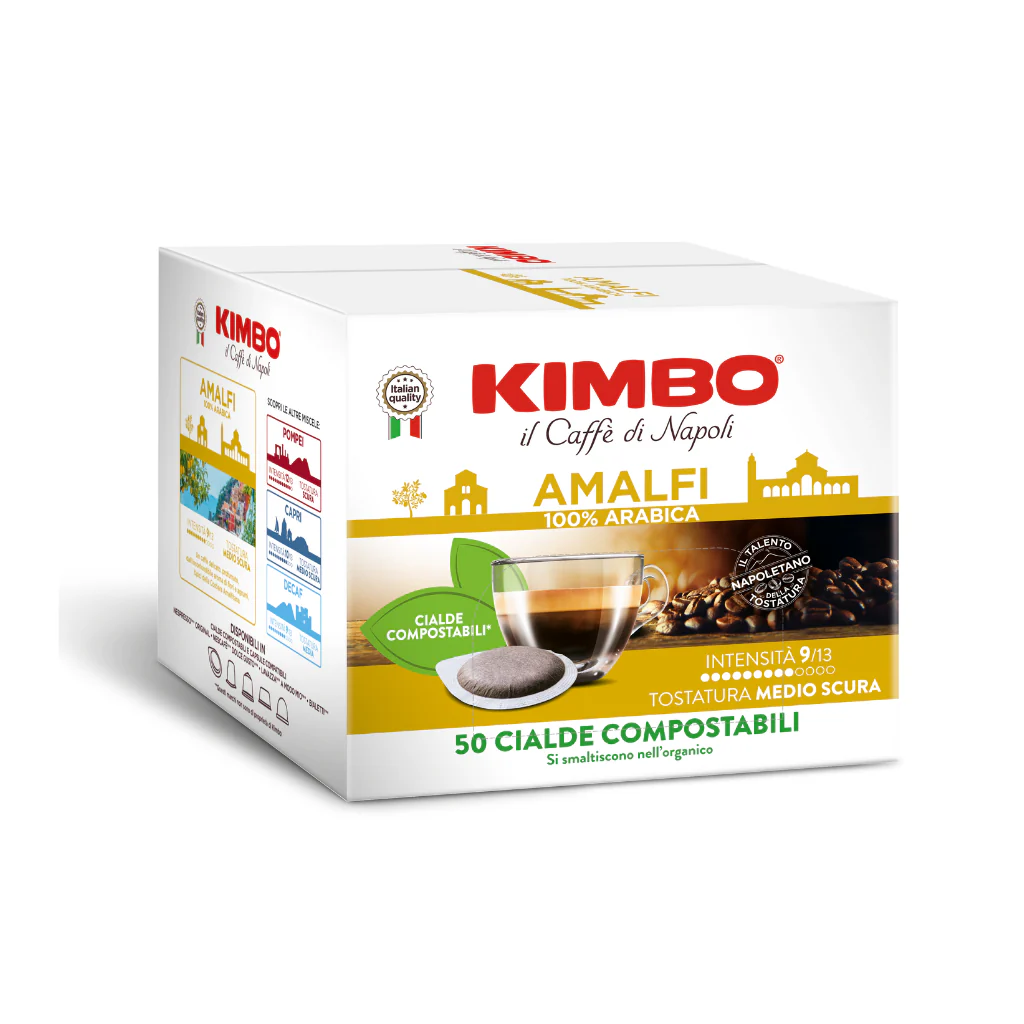 kimbo cialde meraviglie del gusto amalfi 50pz
