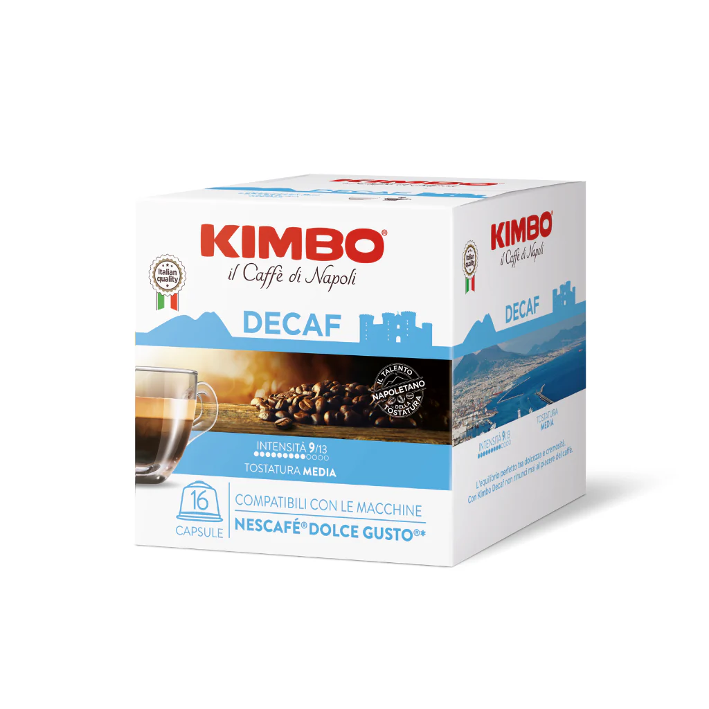 kimbo dolce gusto meraviglie del gusto decaf 16pz