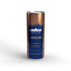 lattina lavazza cappuccino